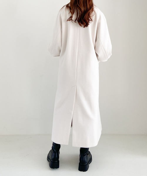 「Heather」 ステンカラーコート M アイボリー レディース_画像6