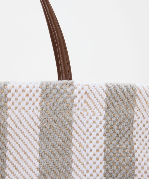 EFOLE（エフォル） トートバッグ Jute stripe tote bag / ジュート