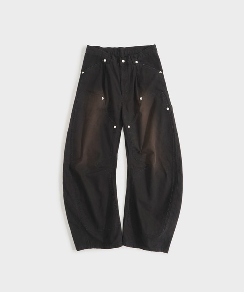 CONZ パンツ DUCK DOUBLE KNEE CURVED LEG PANTS メンズ
