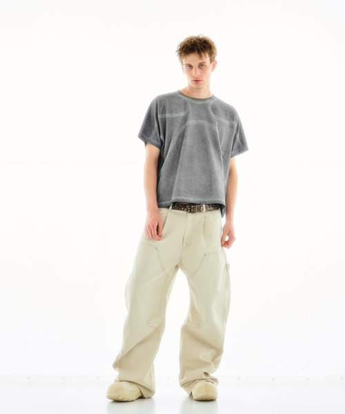 CONZ パンツ DUCK DOUBLE KNEE CURVED LEG PANTS メンズ