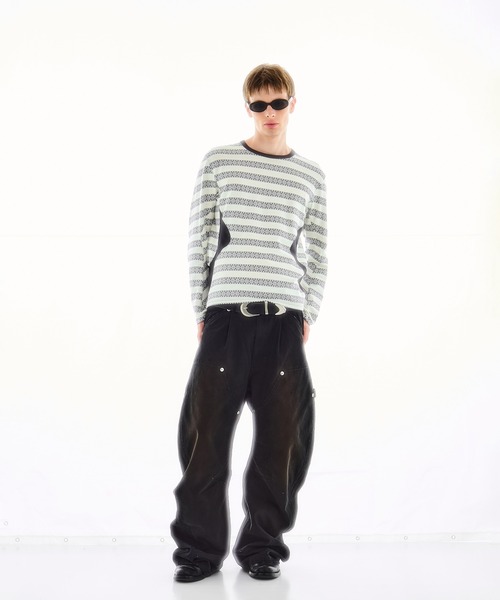 CONZ パンツ DUCK DOUBLE KNEE CURVED LEG PANTS メンズ
