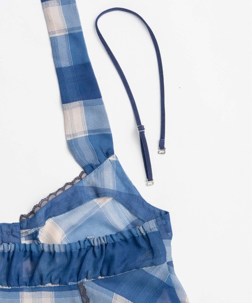 MAISON SPECIAL（メゾンスペシャル） ブラウス シャツ Plaid Halter