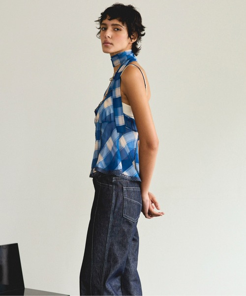 MAISON SPECIAL（メゾンスペシャル） ブラウス シャツ Plaid Halter