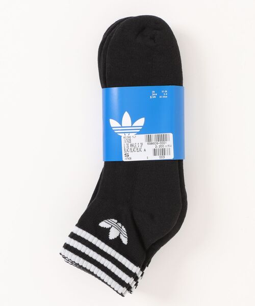 adidas（アディダス） 靴下 U 3S ANKLE S 3P 3Pソックス JV7436 BLAC