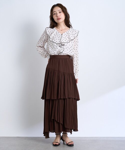 la boutique BonBon イレヘムティアードスカート La boutique Bonbon（ラブティックボンボン） スカート 「miki監修・3
