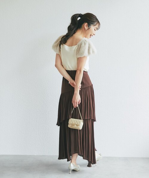 La boutique Bonbon（ラブティックボンボン） ロング スカート 「miki