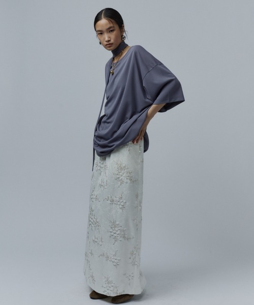 スカート Flower embroidery skirt / フラワーエンブロイダリー