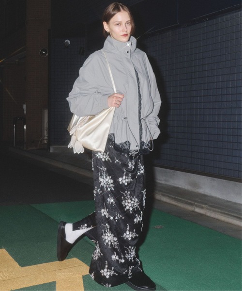 ロング スカート Flower embroidery skirt / フラワーエンブロイダリー