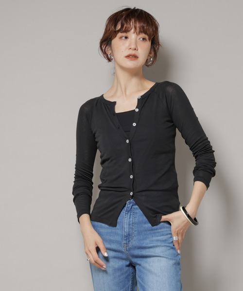 カーディガン Robert P. Miller/Light Prib Cardigan レディース