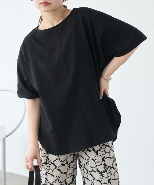 LAVEANGE（ラビアンジェ） 半袖カットソー LL ブルー レディース