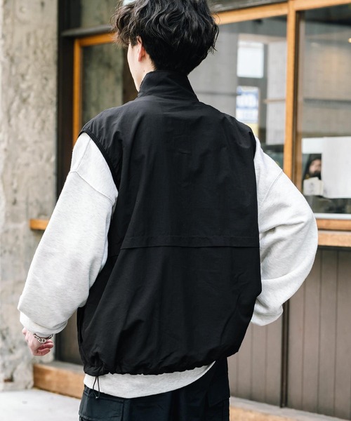 ARAN 黒 ベスト Made in Japan Rocky Monroe 「Rocky Monroe」 ベスト L ブラック メンズ