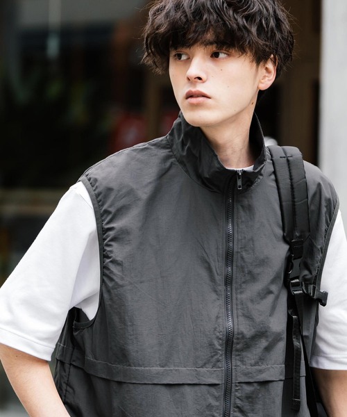 ARAN 黒 ベスト Made in Japan SALE WOMENS > ニット・ベスト