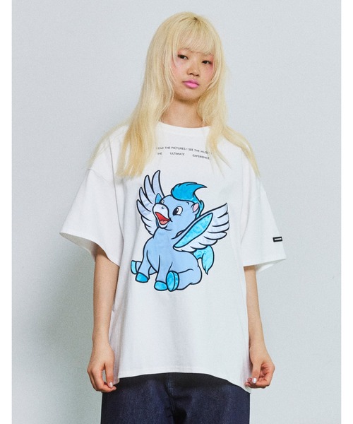 tシャツ little sunny bite Disney collection / fantasia big tee レディース メンズ Little sunny bite tシャツ 「8」「it」「little Disney