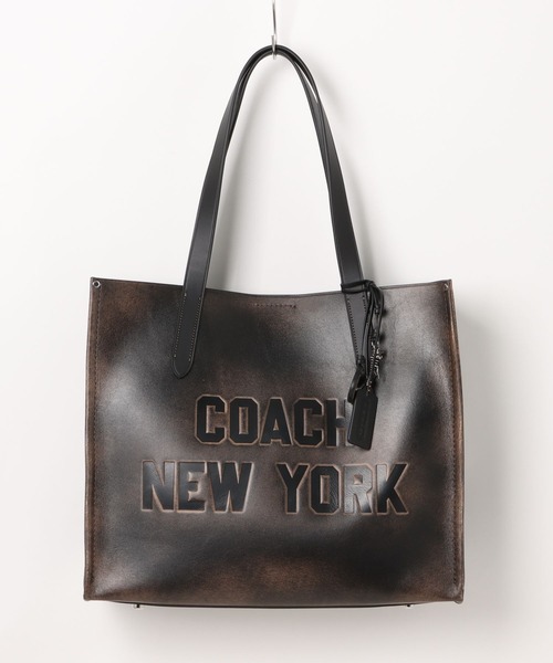 COACH バッグ　レザー　革 COACH トートバッグ リレー トート バッグ・ラブド レザー