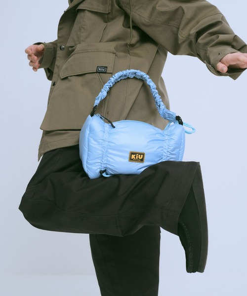 KiU（キウ） ショルダーバッグ バッグ パフィーギャザーハンドルバッグ