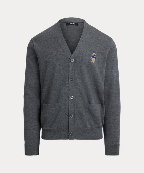 カーディガン Polo ベア パフォーマンス カーディガン メンズの画像