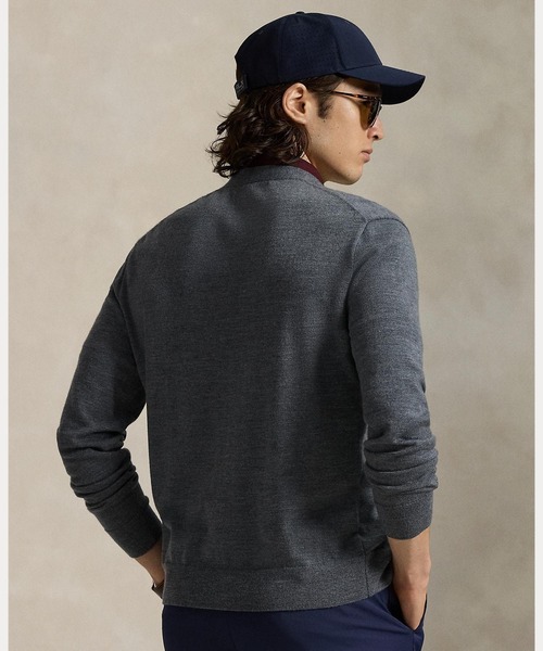 カーディガン Polo ベア パフォーマンス カーディガン メンズの画像