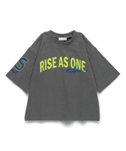 branshes（ブランシェス） tシャツ ロゴ7分袖Tシャツ キッズ 子供服
