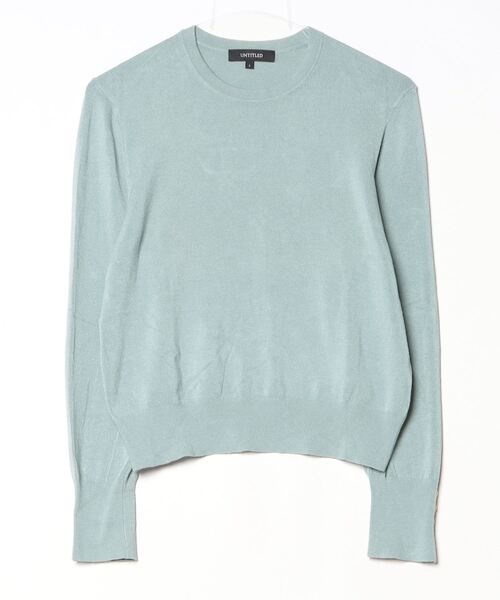 UNTITLED（アンタイトル） 長袖ニット 02 グリーン レディース