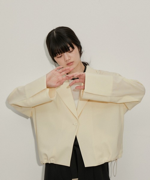 ADAM ET ROPE'（アダムエロペ） テーラードジャケット FREE キナリ