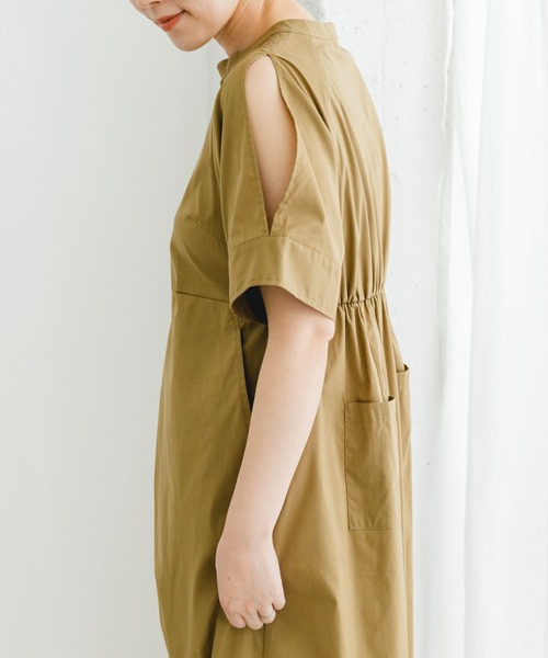 「F by ROSSO」 半袖ワンピース 38 ネイビー レディース_画像3