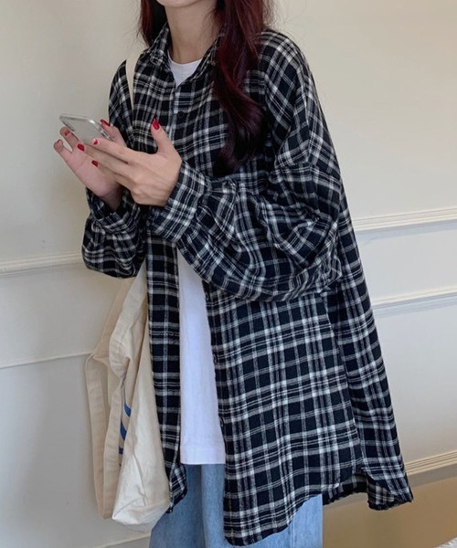 MAISON DE THERESE（メゾン ド テレーズ） ブラウス シャツ ギンガム 