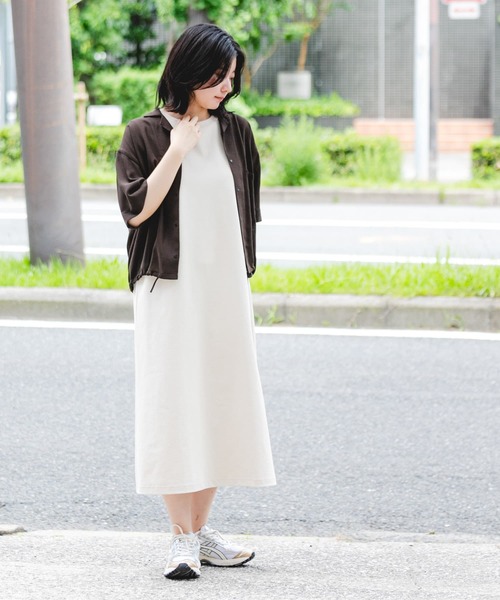 「EKAL」 ノースリーブワンピース FREE アイボリー レディース_画像5