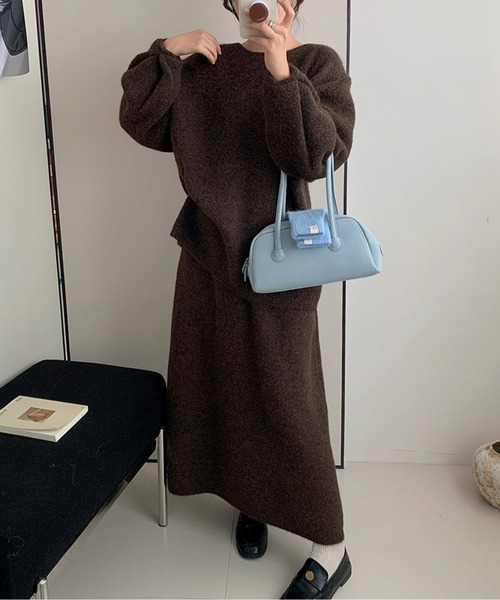 PEARLY GATES⭐︎迷彩スカート＆カシミアカーディガンのセットアップ PEARLY GATES⭐︎迷彩スカート＆カシミアカーディガンのセットアップ