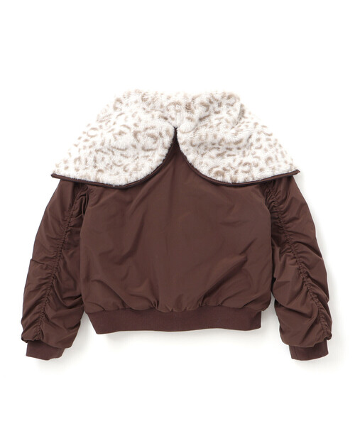 リバーシブルアウター　サイズ6 Anui ブルゾン アウター 「UNISEX/2サイズ展開」リバーシブルボア