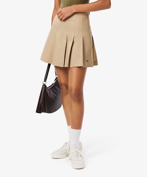 LACOSTE（ラコステ） スカート ストレッチコットンプリーツスカート