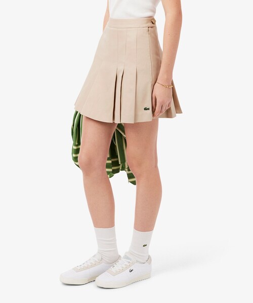 LACOSTE（ラコステ） スカート ストレッチコットンプリーツスカート