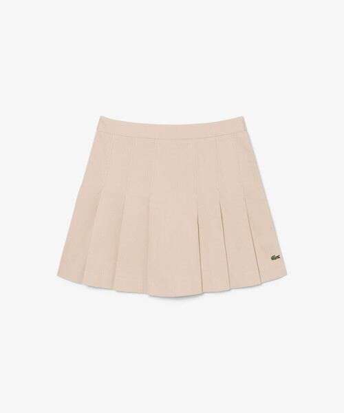 LACOSTE（ラコステ） スカート ストレッチコットンプリーツスカート
