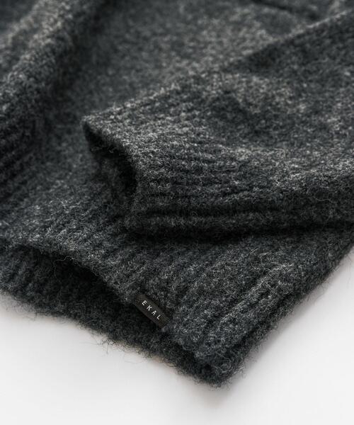 EKAL（エカル） セーター ニット シャギーニットポロプルオーバー