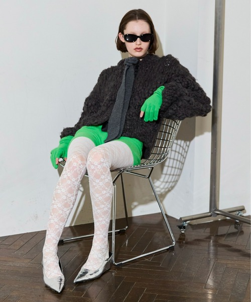 MAISON SPECIAL（メゾンスペシャル） 手袋 Fox Blend Knit Gloves