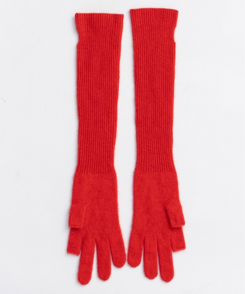 MAISON SPECIAL ニット グローブ 手袋 レッド タグ付き MAISON SPECIAL（メゾンスペシャル） 手袋 Fox Blend Knit Gloves