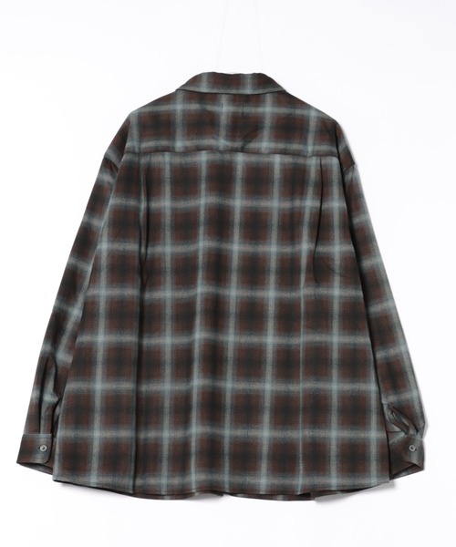 ビックマイク　オンブレシャツ　S/S 　サイズL 新品 BIG MIKE（ビッグマイク） シャツ ビックマイク/ セットアップ対応
