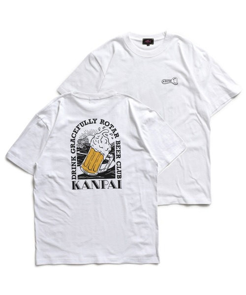 「ROTAR」 半袖Tシャツ MEDIUM ホワイト メンズ_画像4