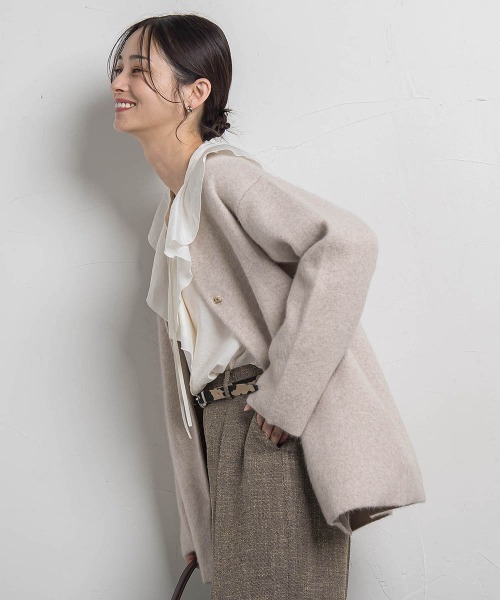 LAUTREAMONT（ロートレアモン） ブラウス シャツ ラッフルレーヨン