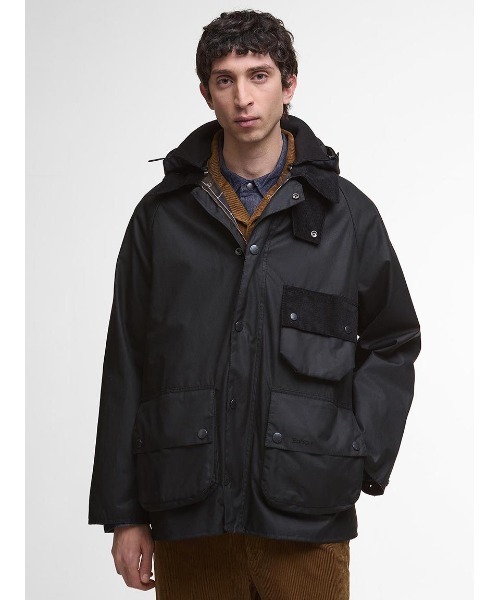 Barbour　エンデュランス　ワックス　復刻　ブルゾン　フード付　金ジップ Barbour（バブアー） ブルゾン アウター “Heritage + / ヘリテージ