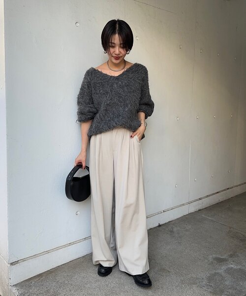 SHENERY（シーナリー） スラックス パンツ 「インフルエンサー