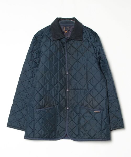 ラベンハム　キルティングジャケット　ネイビー LAVENHAM（ラベンハム） キルティング中綿コート 52 ネイビー メンズ
