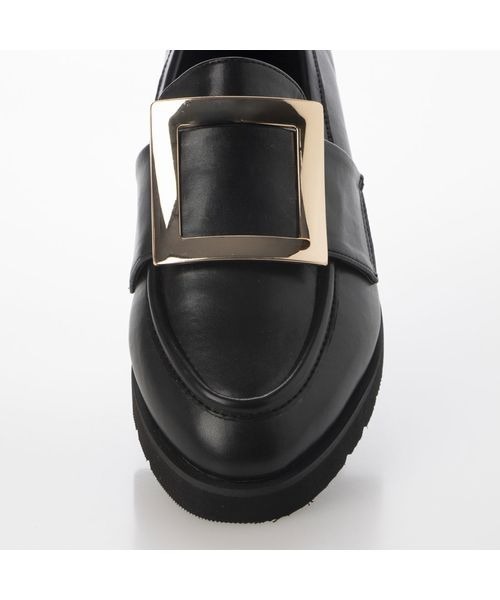 「Fin」 シューズ 22.5cm ブラック レディース_画像2