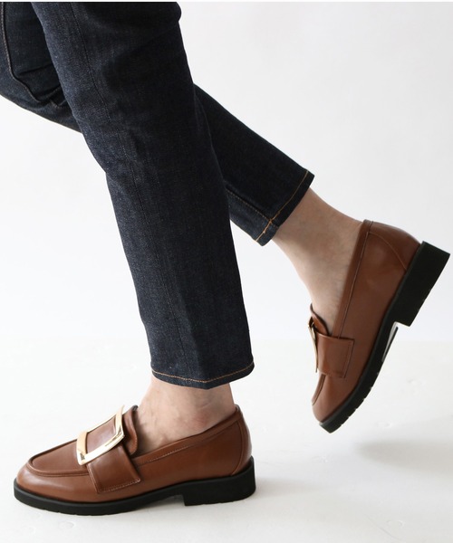 「Fin」 シューズ 22.5cm ブラック レディース_画像4