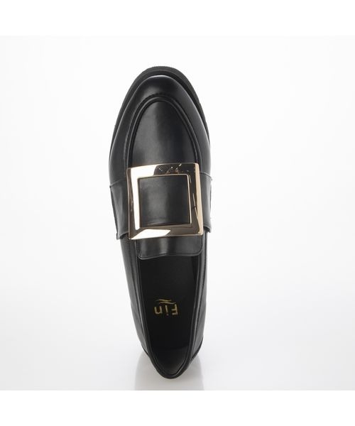 「Fin」 シューズ 22.5cm ブラック レディース_画像6