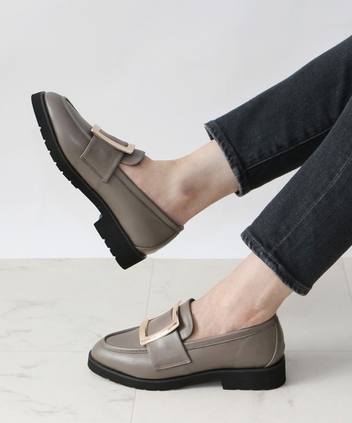 「Fin」 シューズ 22.5cm ブラック レディース_画像7