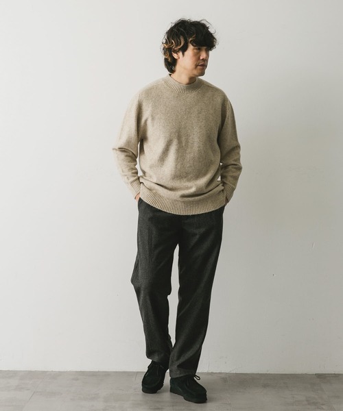 「URBAN RESEARCH DOORS」 長袖ニット MEDIUM ベージュ メンズ_画像10