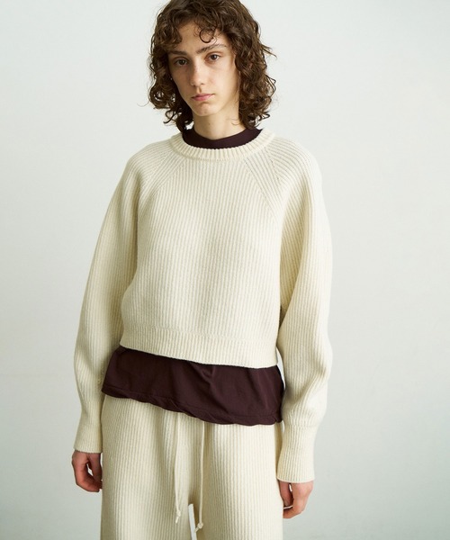 unfil ニット UNFIL（アンフィル） ニット セーター | ウールコットン リブニット