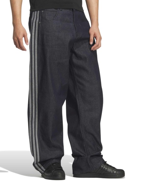 adidas（アディダス） ジーンズ adidas DENIM FIREBIRD TRACK PANTS