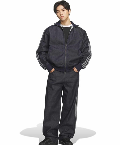 adidas（アディダス） ジーンズ adidas DENIM FIREBIRD TRACK PANTS