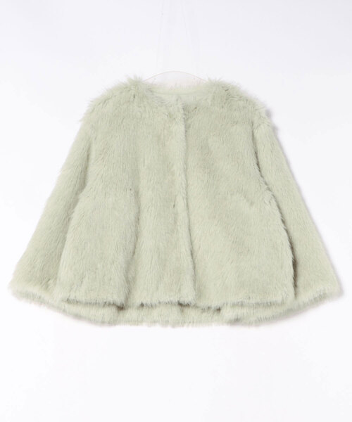 Tiara（ティアラ） コート アウター ノーカラーファーコート